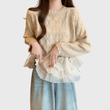 Elina | Elegantni pulover sa čipkastim detaljima