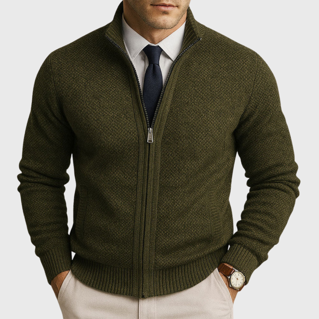 Leandro | Merino vuna kardigan