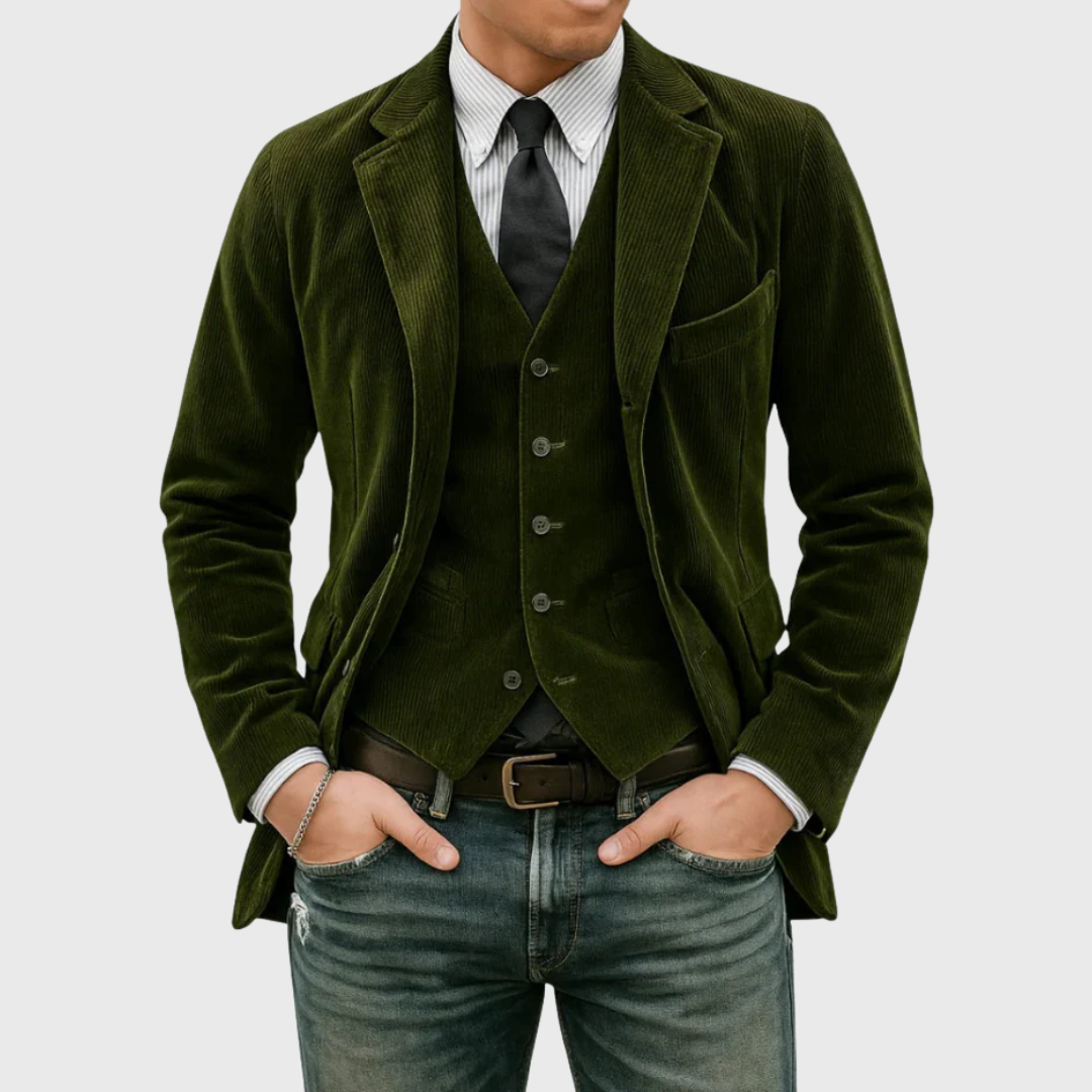 Tommy | 2-delni komplet: blazer i prsluk