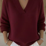 Violeta™ | Luźny Sweter w Serek
