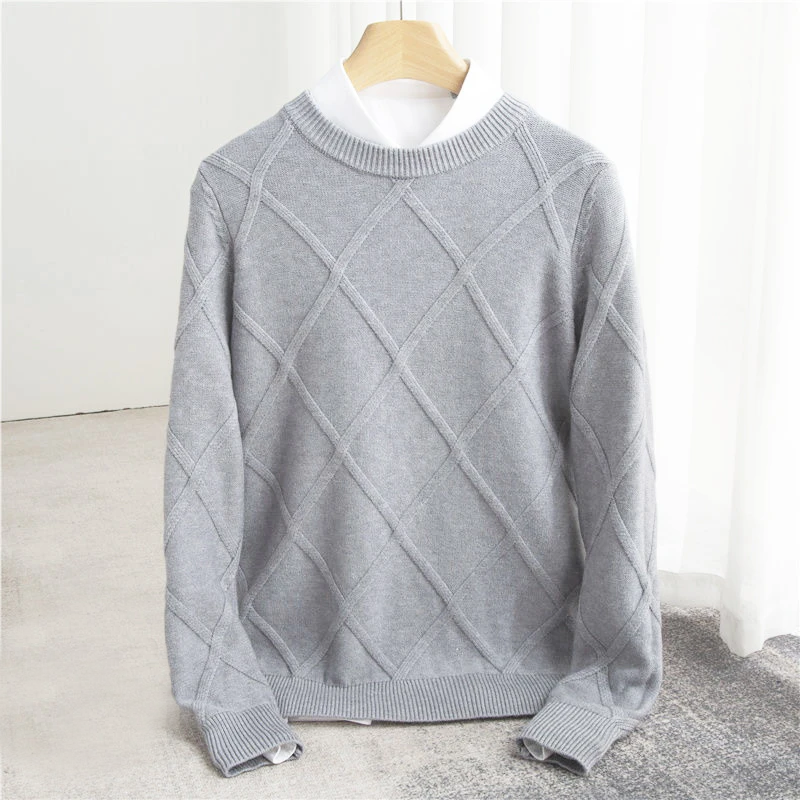 Norvald | Kašmir Argyle Džemper