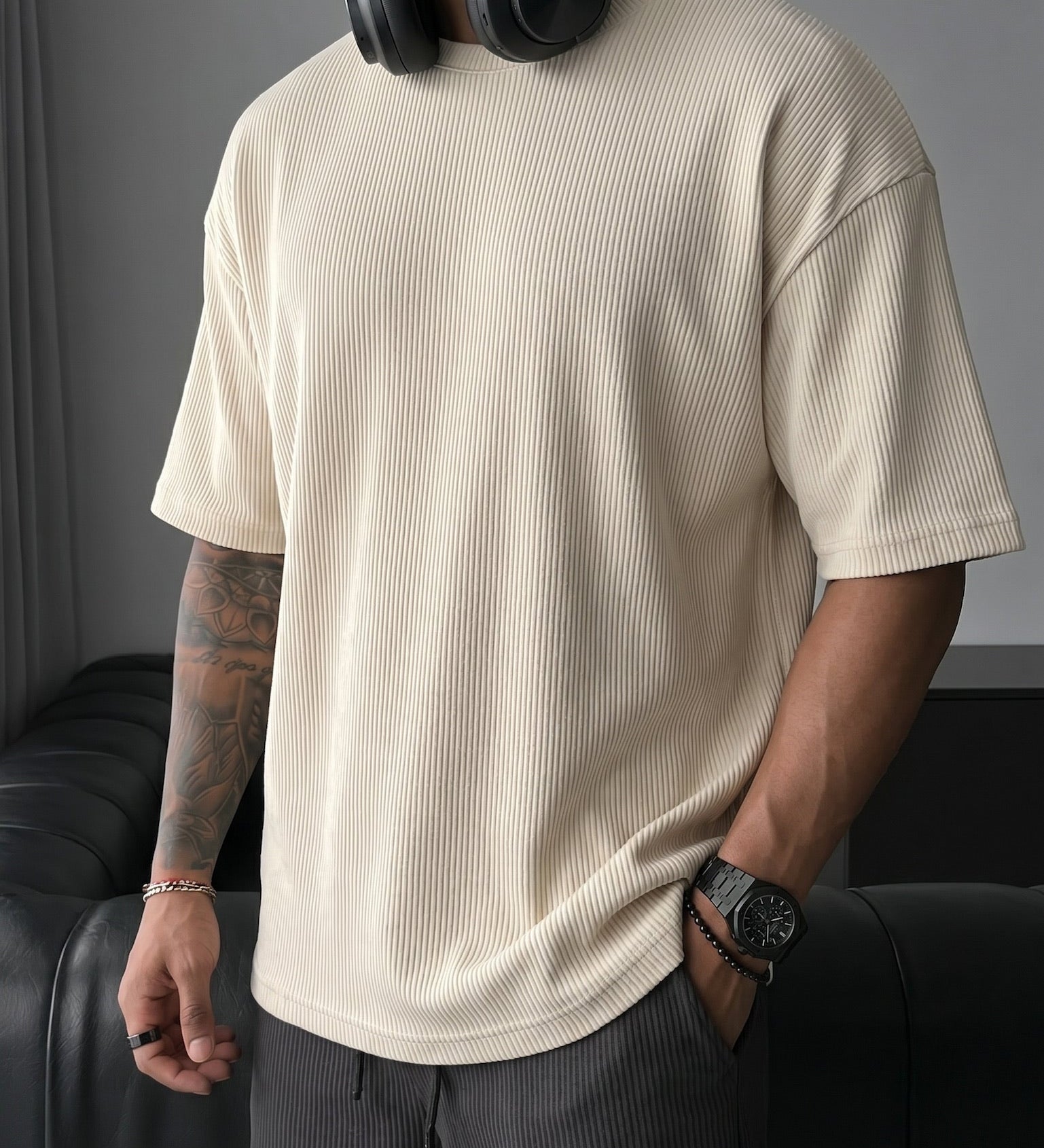 Oversize Cord Tee | VITHONA