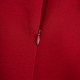 Ruby | Burgundska bezrukavna midi haljina