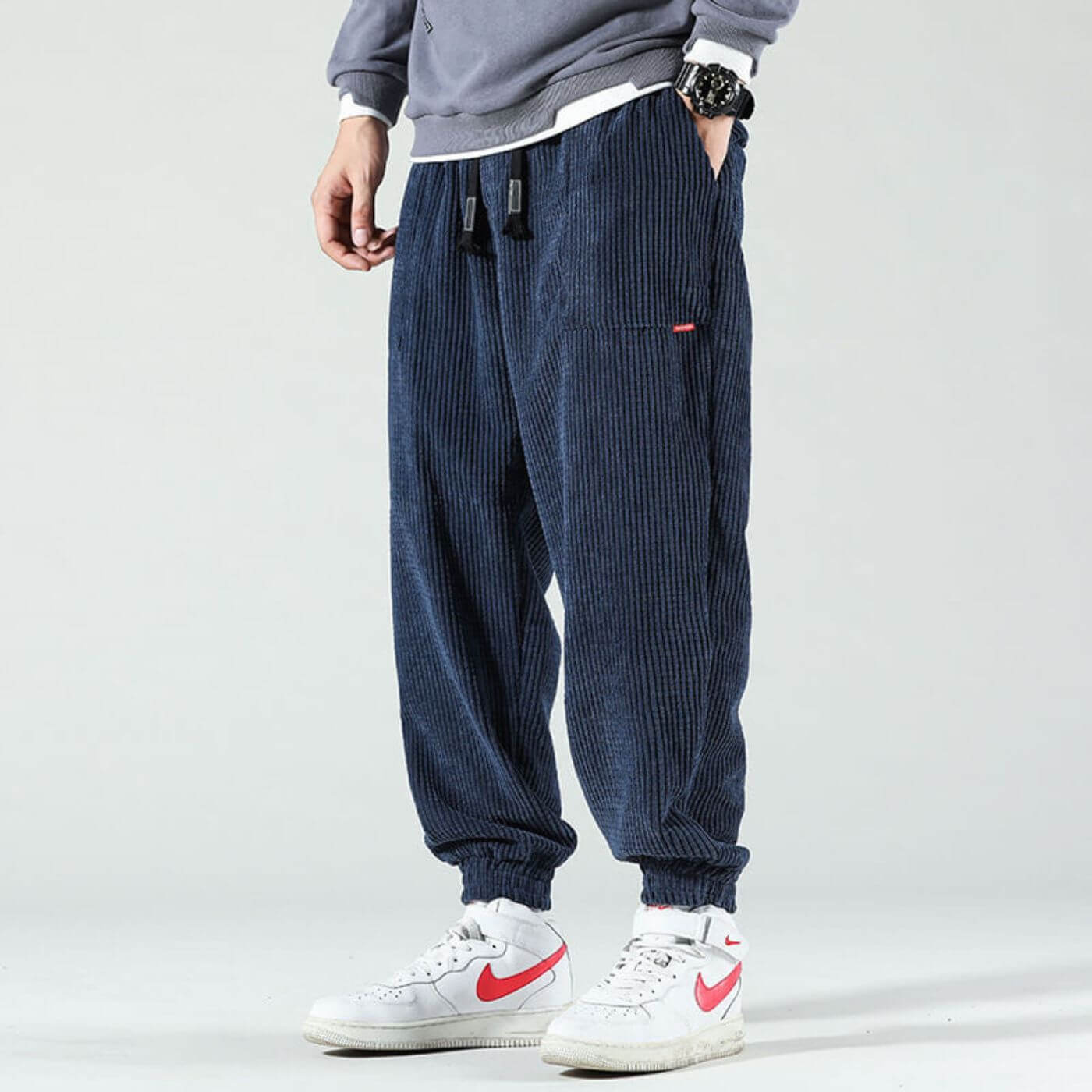 Håvard | Muški Velur Jogging Pantaloni