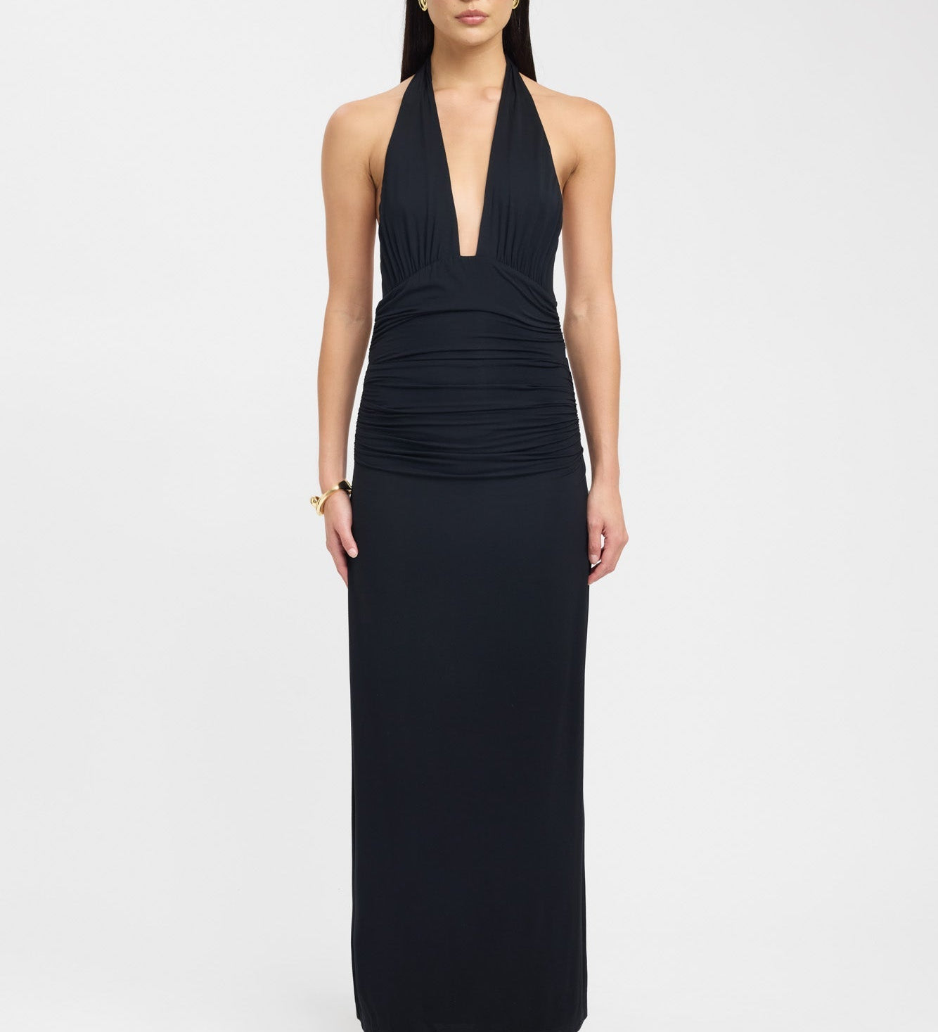 Lerata | elegantna maxi haljina sa kragnom