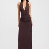 Lerata | elegantna maxi haljina sa kragnom