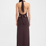 Lerata | elegantna maxi haljina sa kragnom