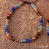 Adjustable Natural 7 Chakra Gemstone Bracelet with Beads
