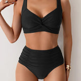 Letnji bikini set s visokim strukom