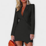 Gabriela | Elegantna Blazer Haljina sa Dubokim Dekolteom