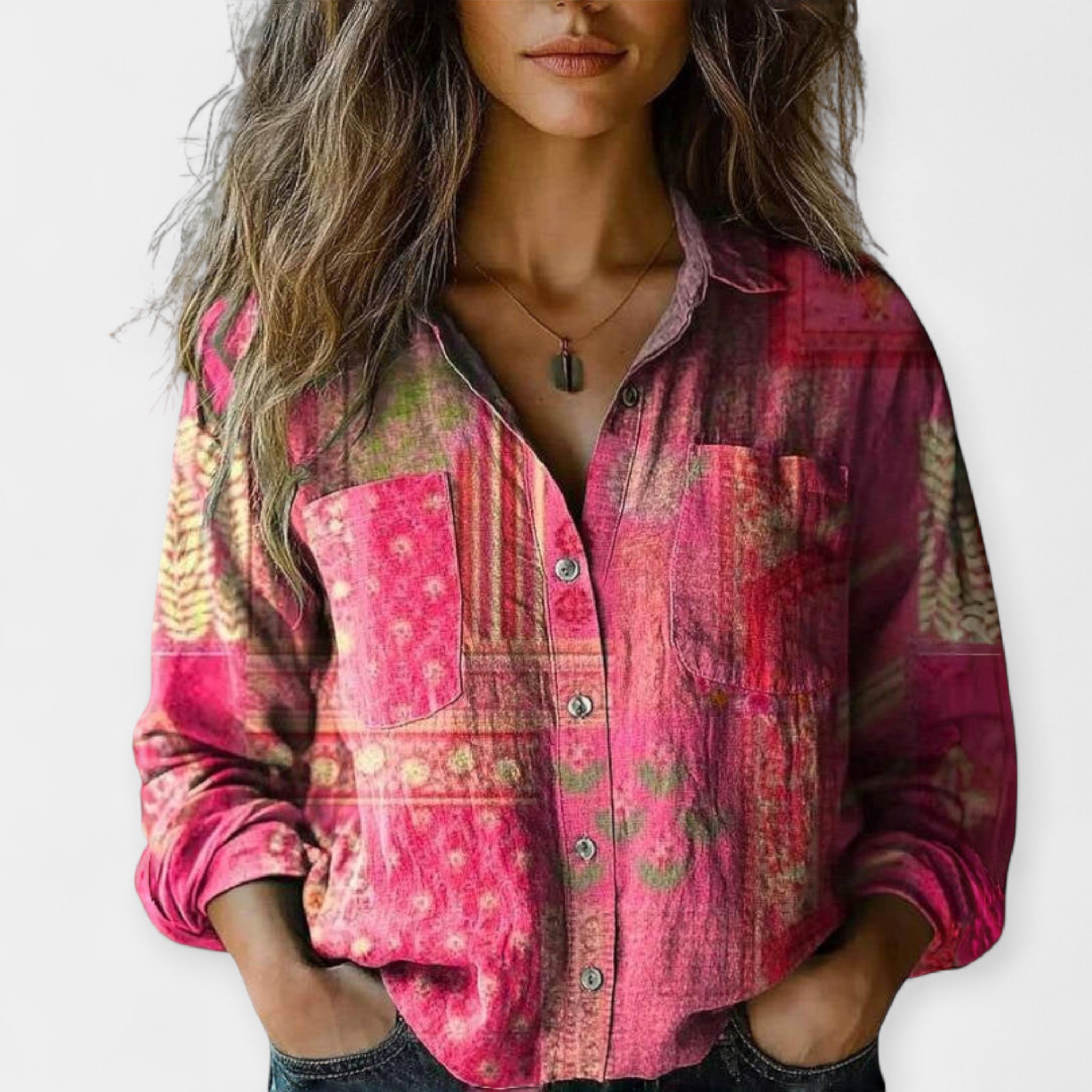 Terra | Vintage bluza sa printom