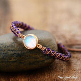 Amethyst and Opal Friendship Bracelet