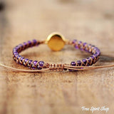 Amethyst and Opal Friendship Bracelet