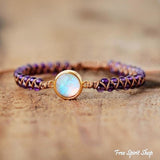 Amethyst and Opal Friendship Bracelet