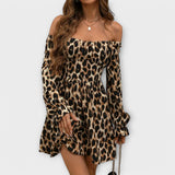 Katarina | Kratak haljina sa leopard printom