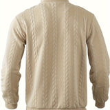 VITHONA | Pleteni Zip-Up Džemper