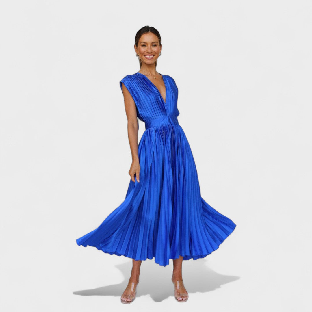 Elsa | Elegantna midi haljina bez rukava