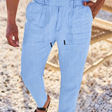 Nichols | Lanene PANTALONE SA POVEZOM