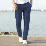 Liam | Lagane muške lanene pantalone