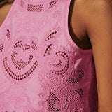 Romy – Roze čipkasti set