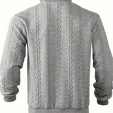 VITHONA | Pleteni Zip-Up Džemper