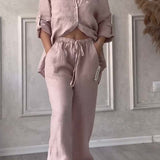 Fara – Luksuzni set od pamuka i lana: košulja i pantalone