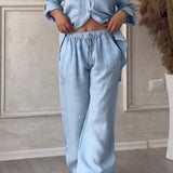 Fara – Luksuzni set od pamuka i lana: košulja i pantalone