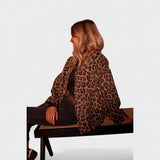 Roza | Modni kaput sa leopard printom